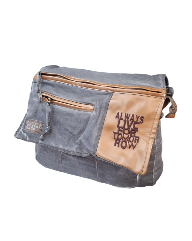 Old Cotton Cargo 7188 Alger Postacı Renkli Omuz Çantası