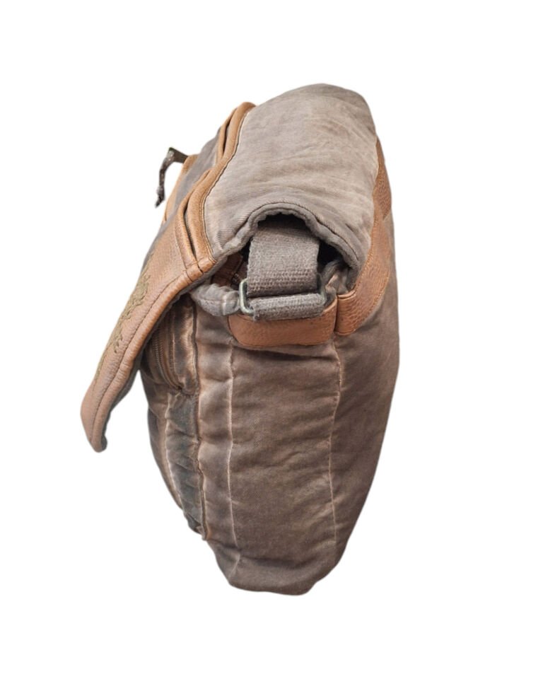 Old Cotton Cargo 7188 Alger Postacı Renkli Omuz Çantası