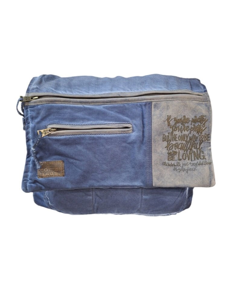 Old Cotton Cargo 7188 Alger Postacı Renkli Omuz Çantası