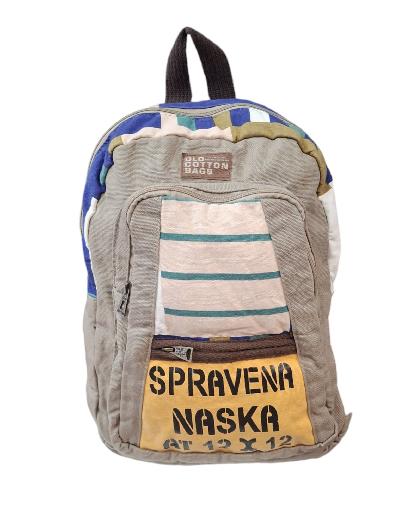 Old Cotton Cargo 5112 Elton Patchwork Günlük Sırt Çantası