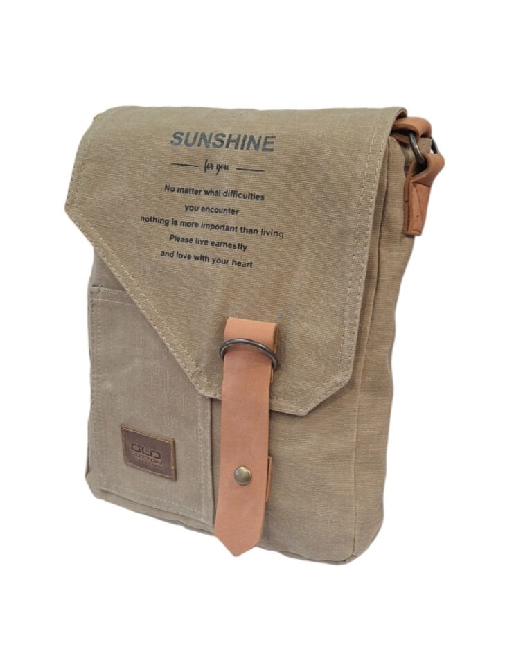 Old Cotton Cargo 7069 Pretty Bag Mini Kanvas Postacı Çantası
