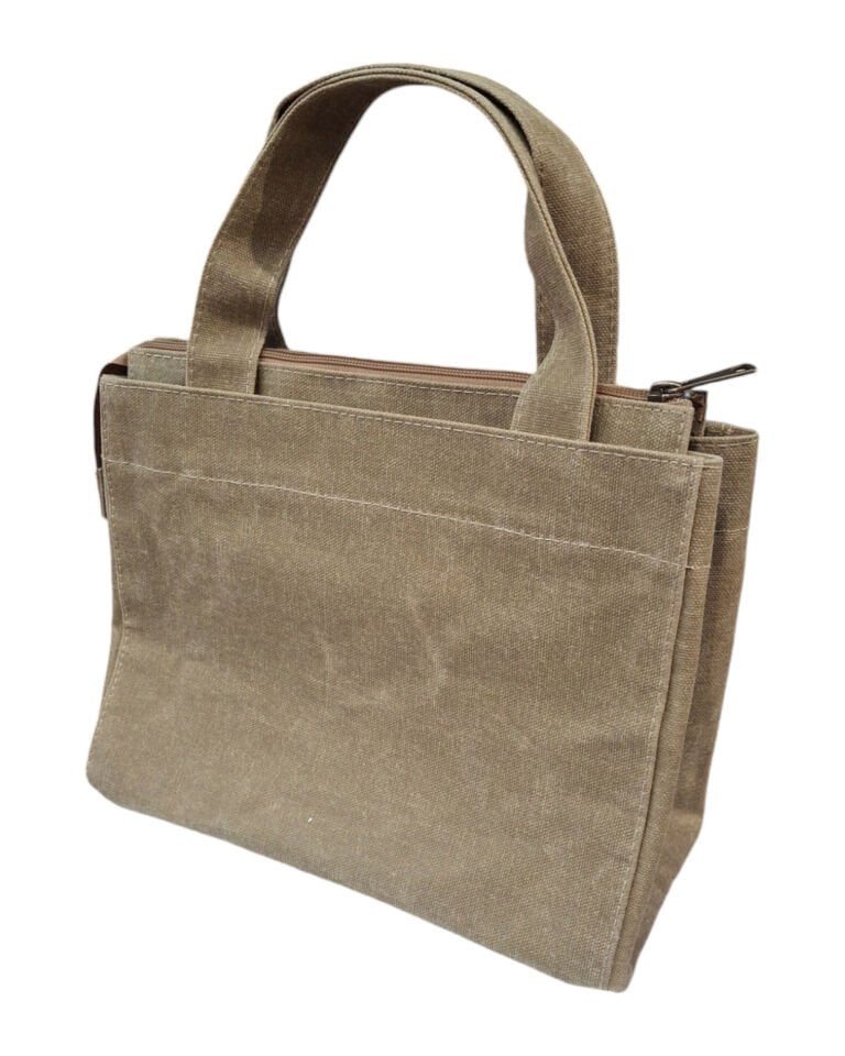 Old Cotton Cargo 7247 s Viyana Mini Fermuarlı Tote Bag