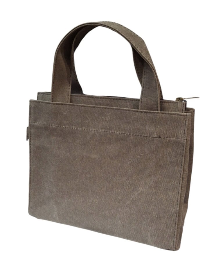 Old Cotton Cargo 7247 s Viyana Mini Fermuarlı Tote Bag