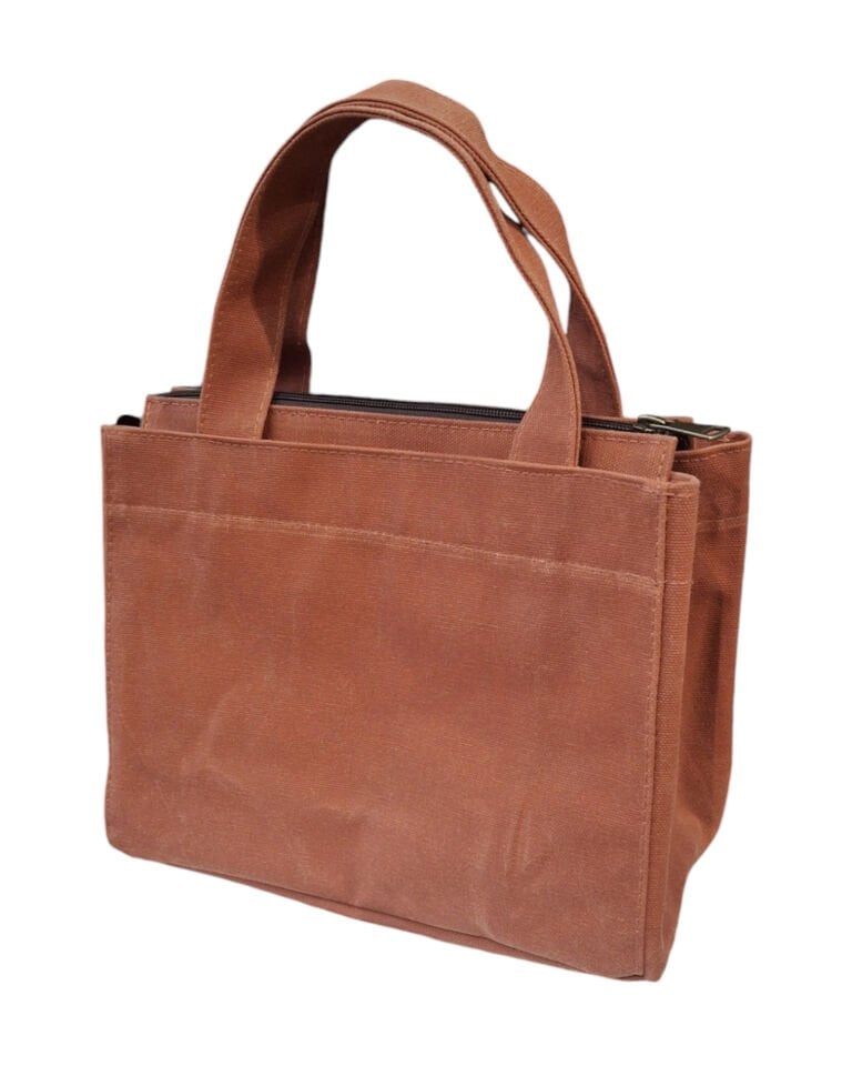 Old Cotton Cargo 7247 s Viyana Mini Fermuarlı Tote Bag