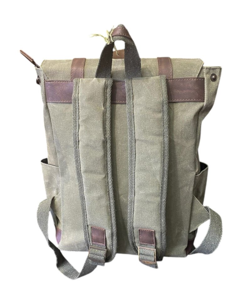Old Cotton Cargo 7158 Mallow Bag Fonksiyonlu Kanvas Sırt Çantası