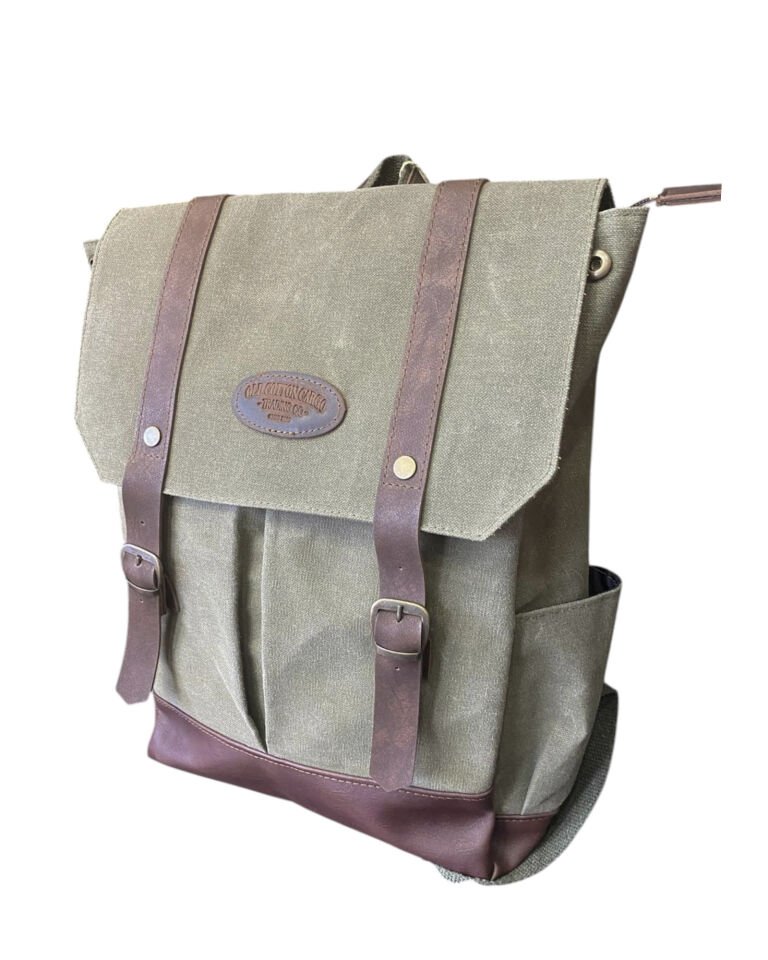 Old Cotton Cargo 7158 Mallow Bag Fonksiyonlu Kanvas Sırt Çantası