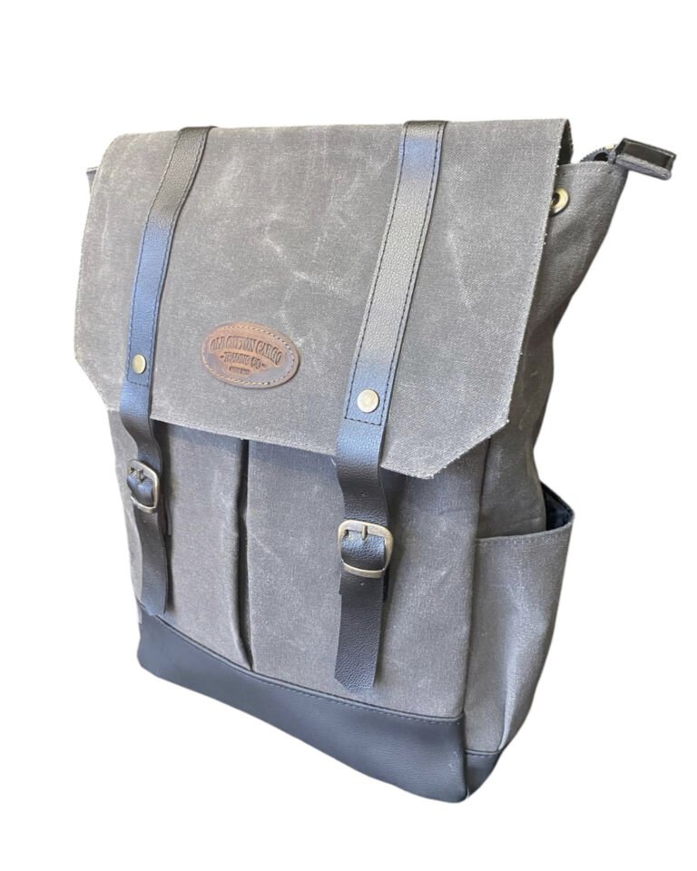 Old Cotton Cargo 7158 Mallow Bag Fonksiyonlu Kanvas Sırt Çantası