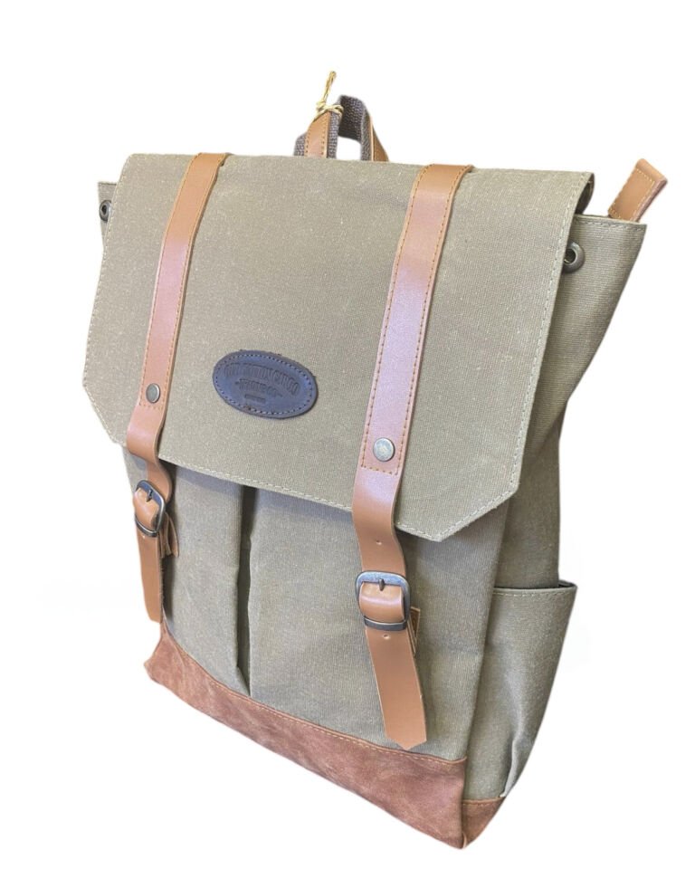 Old Cotton Cargo 7158 Mallow Bag Fonksiyonlu Kanvas Sırt Çantası