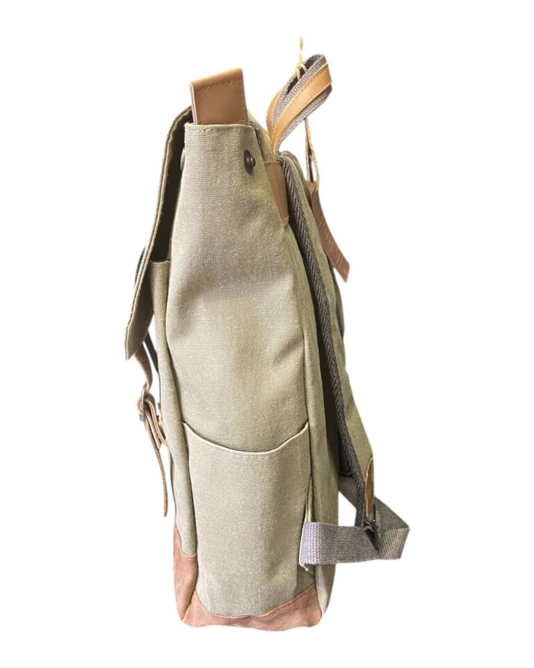 Old Cotton Cargo 7158 Mallow Bag Fonksiyonlu Kanvas Sırt Çantası