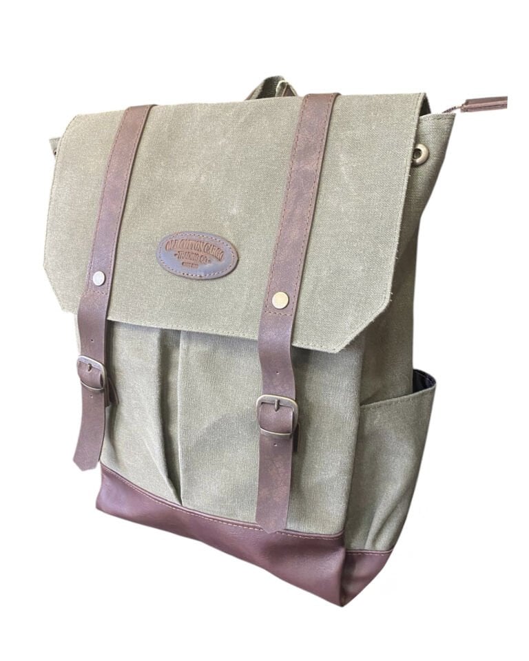 Old Cotton Cargo 7158 Mallow Bag Fonksiyonlu Kanvas Sırt Çantası